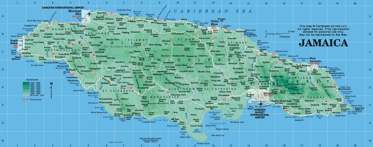 რუკა jamaica