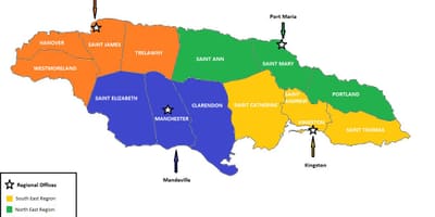 რუკა ეკონომიკური jamaica