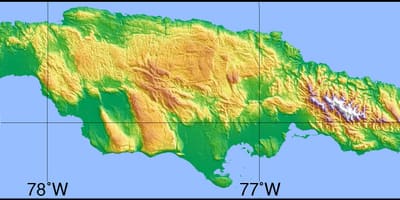 რუკა სატელიტური jamaica