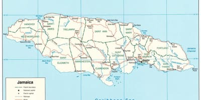რუკა შავი მდინარე jamaica